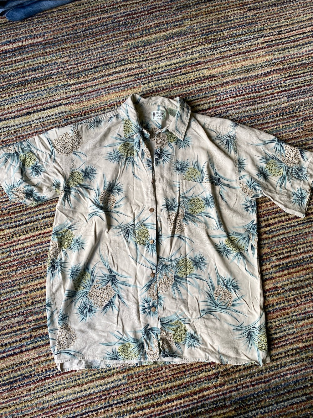Vintage Silk Hawaiian Shirt